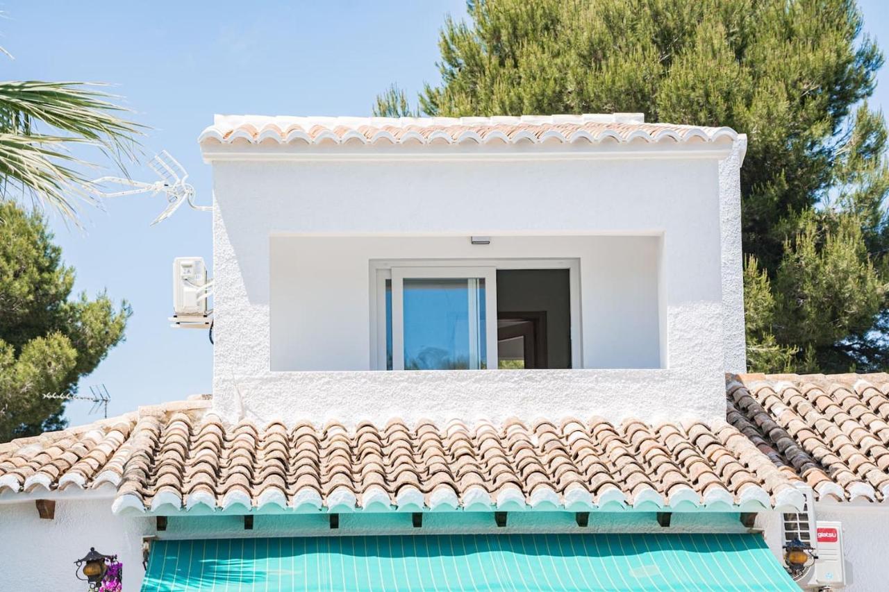 Casa Maria Top Floor Studio Apartment With Swimming Pool Jávea Eksteriør bilde