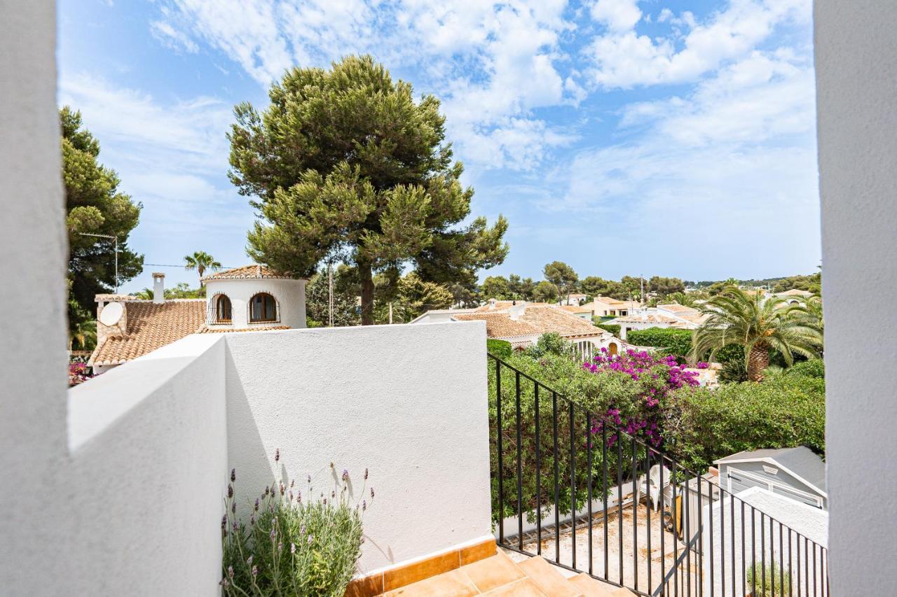 Casa Maria Top Floor Studio Apartment With Swimming Pool Jávea Eksteriør bilde
