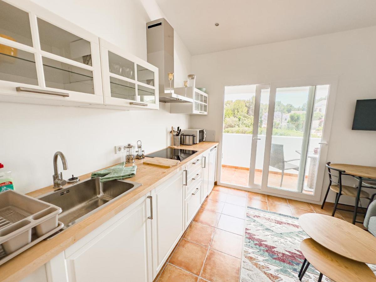 Casa Maria Top Floor Studio Apartment With Swimming Pool Jávea Eksteriør bilde