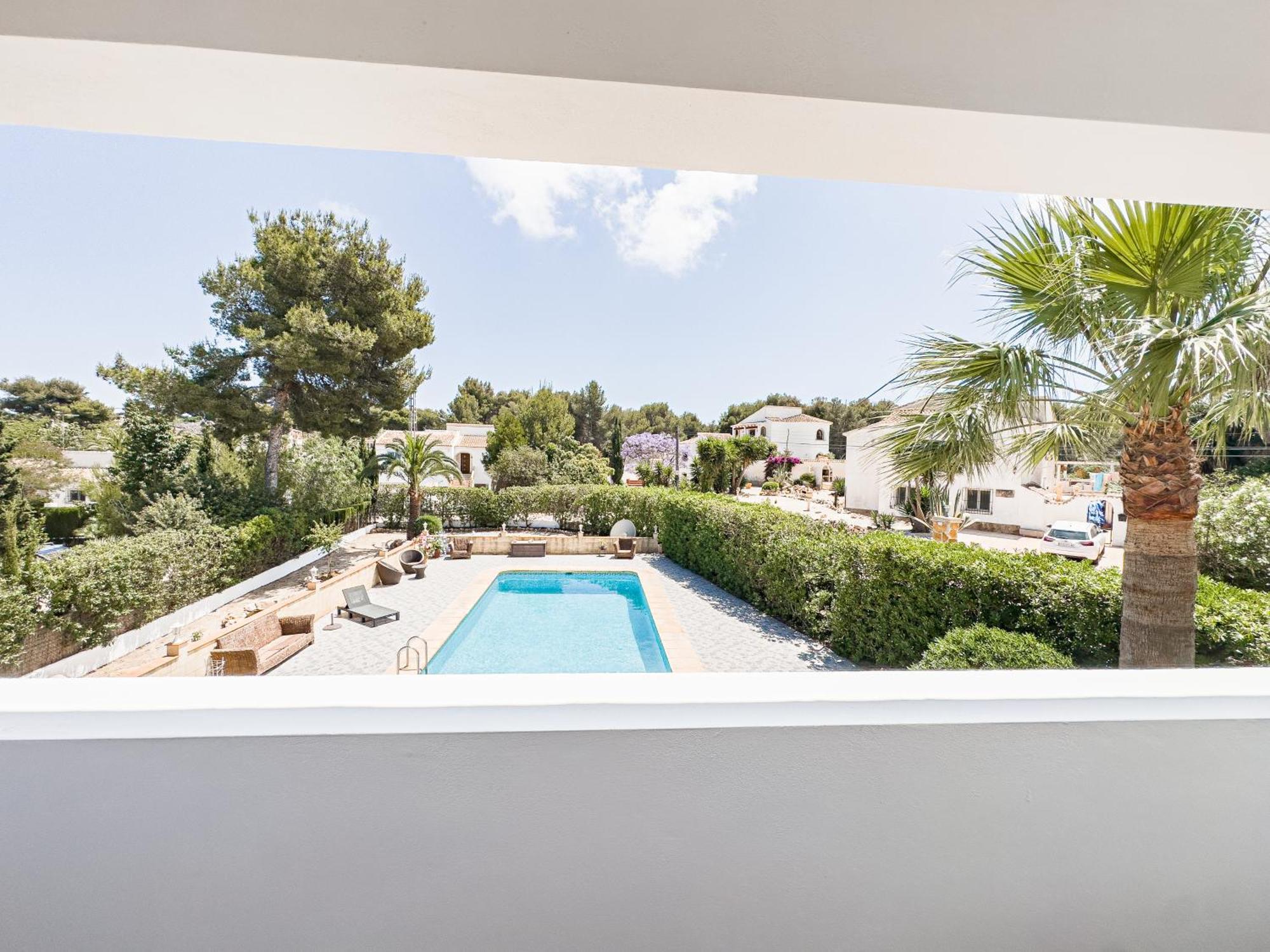 Casa Maria Top Floor Studio Apartment With Swimming Pool Jávea Eksteriør bilde
