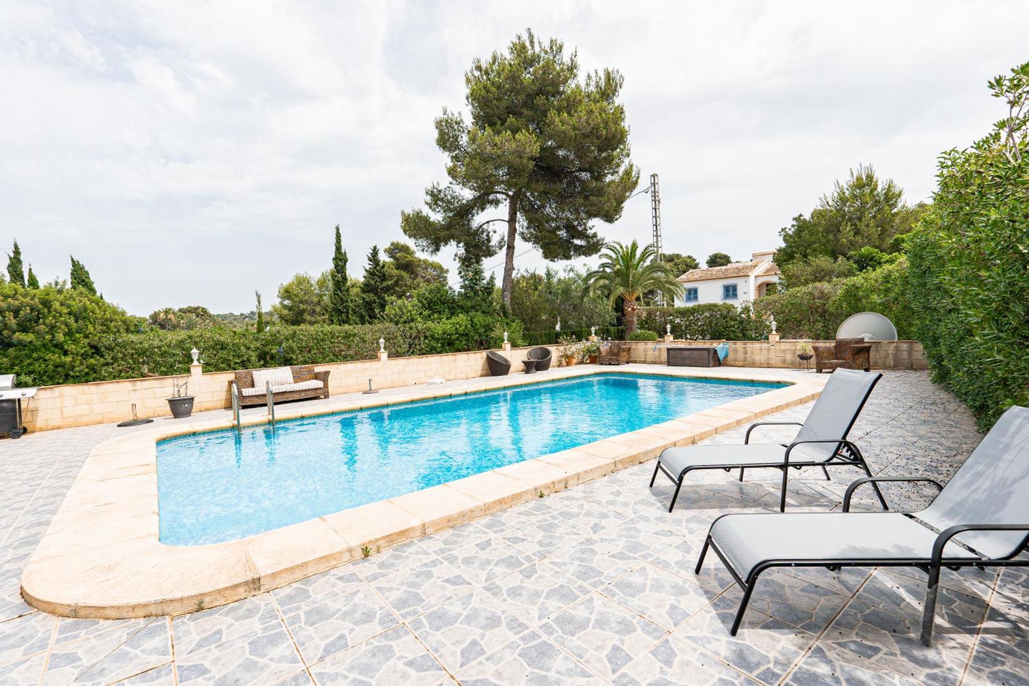 Casa Maria Top Floor Studio Apartment With Swimming Pool Jávea Eksteriør bilde