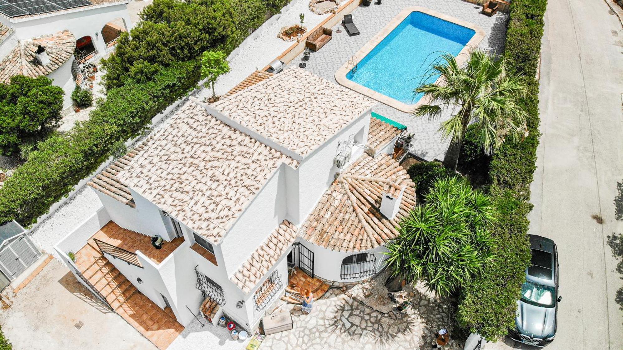 Casa Maria Top Floor Studio Apartment With Swimming Pool Jávea Eksteriør bilde