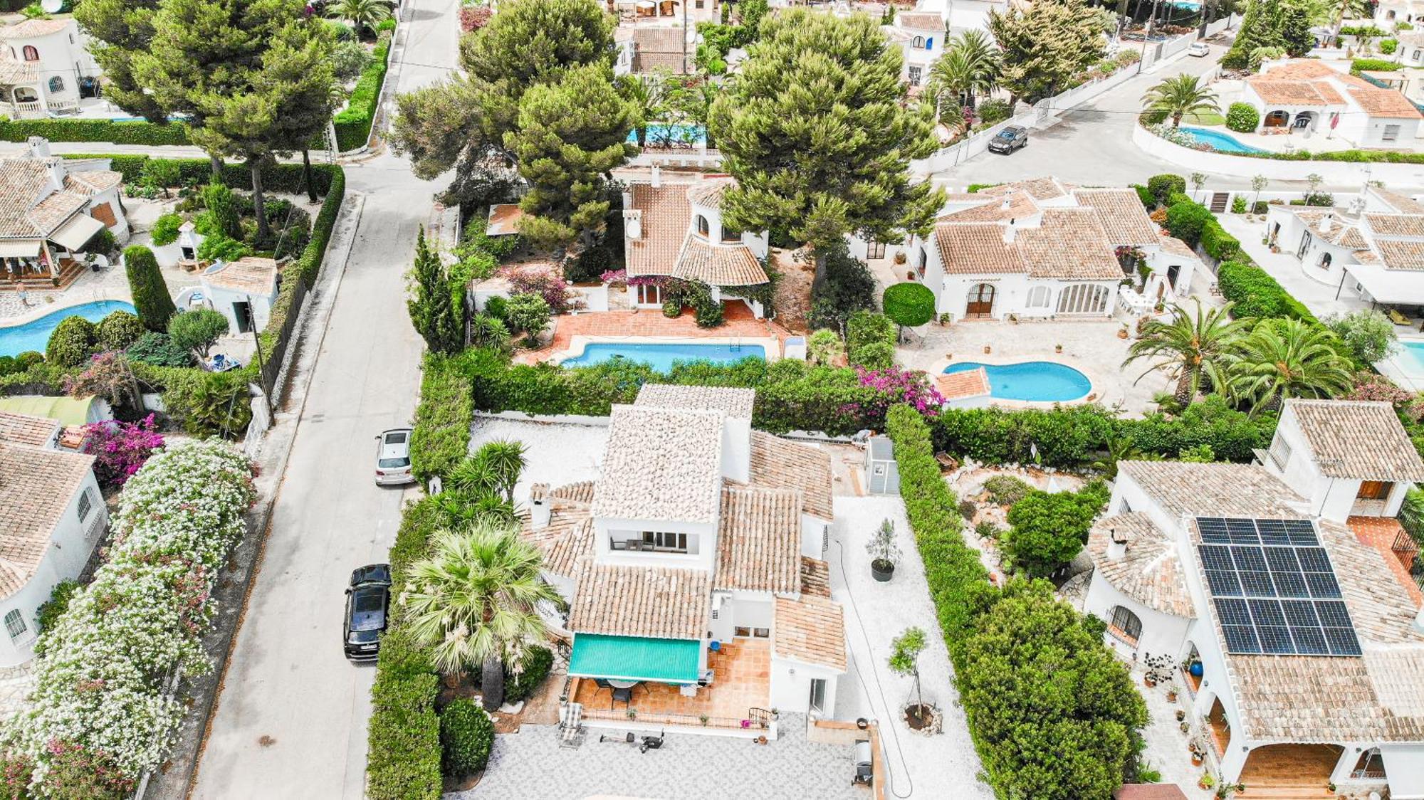 Casa Maria Top Floor Studio Apartment With Swimming Pool Jávea Eksteriør bilde