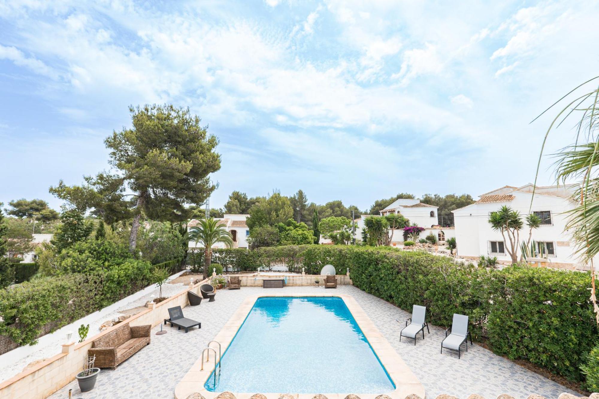 Casa Maria Top Floor Studio Apartment With Swimming Pool Jávea Eksteriør bilde